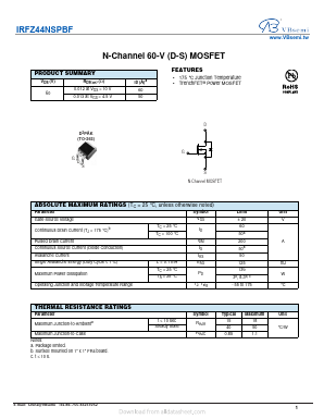 IRFZ44NSPBF Datasheet PDF VBsemi Electronics Co.,Ltd