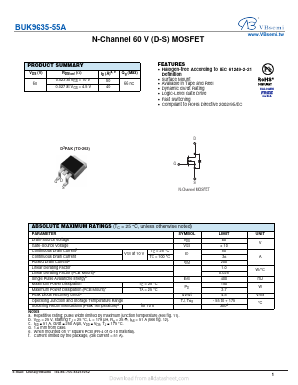 BUK9635-55A Datasheet PDF VBsemi Electronics Co.,Ltd