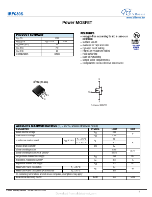 IRF630S Datasheet PDF VBsemi Electronics Co.,Ltd