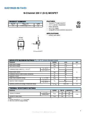 SUD19N20-90-T4-E3 Datasheet PDF VBsemi Electronics Co.,Ltd