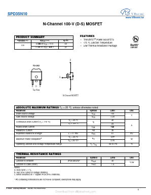 SPD35N10 Datasheet PDF VBsemi Electronics Co.,Ltd