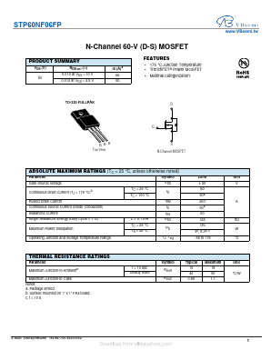 STP60NF06FP Datasheet PDF VBsemi Electronics Co.,Ltd