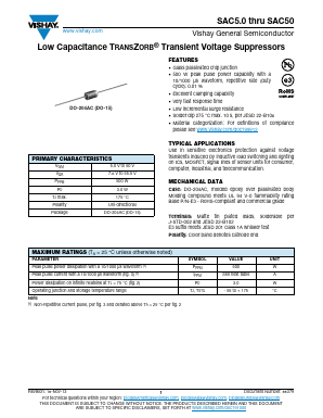 SAC22A-E3/54 Datasheet PDF Vishay Siliconix