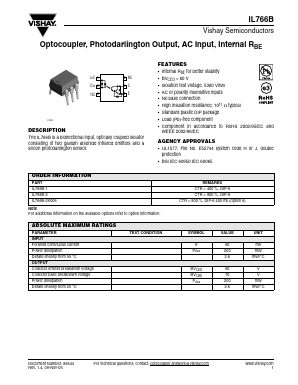 IL766B Datasheet PDF Vishay Siliconix