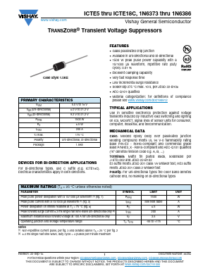 1N6383-E3/4 Datasheet PDF Vishay Semiconductors