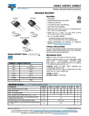 UGF8CT Datasheet PDF Vishay Semiconductors