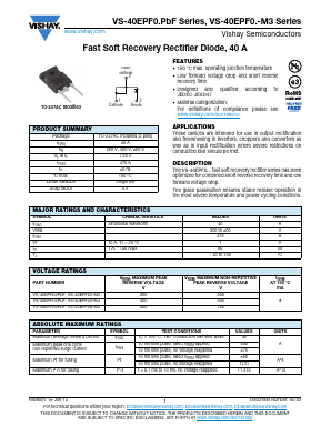 VS-40EPF02-M3 Datasheet PDF Vishay Semiconductors