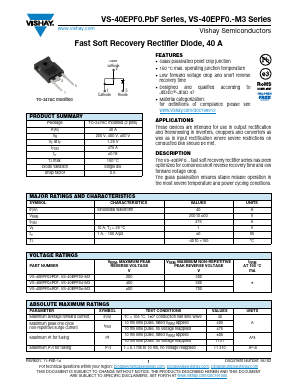 VS-40EPF02-M3 Datasheet PDF Vishay Semiconductors