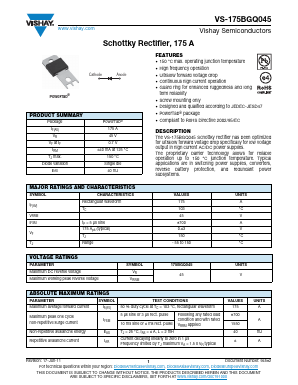 175BGQ045 Datasheet PDF Vishay Semiconductors