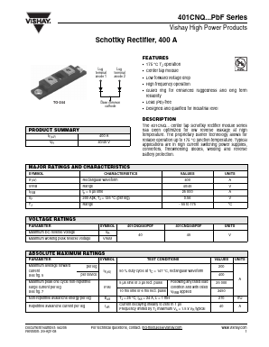 401CNQPBF Datasheet PDF Vishay Semiconductors