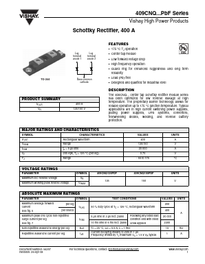 409CNQ135PBF Datasheet PDF Vishay Semiconductors