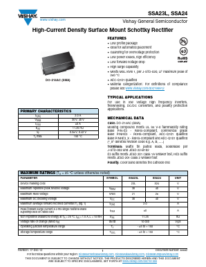 SSA23L Datasheet PDF Vishay Semiconductors