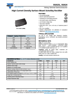 SSA23L Datasheet PDF Vishay Semiconductors