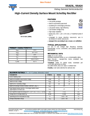 SSA23L-M3-5AT Datasheet PDF Vishay Semiconductors