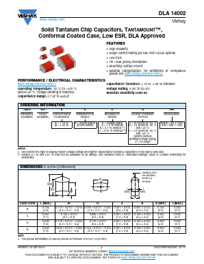 DLA14002 Datasheet PDF Vishay Semiconductors