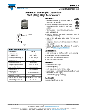 140CRH Datasheet PDF Vishay Semiconductors