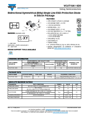 VCUT10A1-SD0 Datasheet PDF Vishay Semiconductors