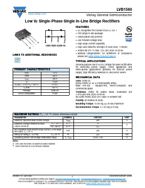 LVB1560-M3/45 Datasheet PDF Vishay Semiconductors