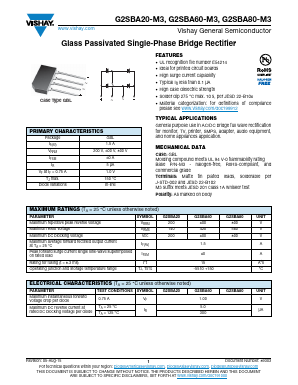 G2SBA60-M3/45 Datasheet PDF Vishay Semiconductors