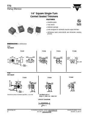 T73XX200TR100 Datasheet PDF Vishay Semiconductors