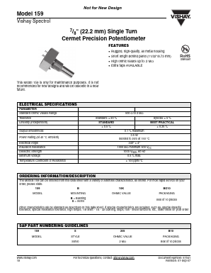 MODEL159 Datasheet PDF Vishay Semiconductors