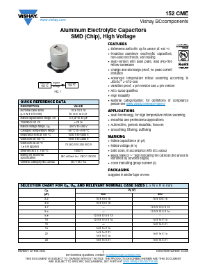 152CME Datasheet PDF Vishay Semiconductors