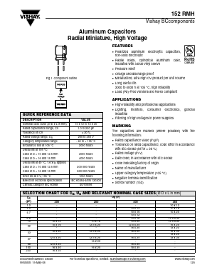 152RMH Datasheet PDF Vishay Semiconductors