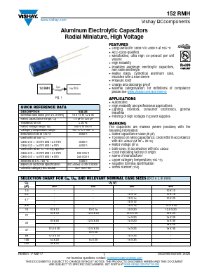 152RMH Datasheet PDF Vishay Semiconductors