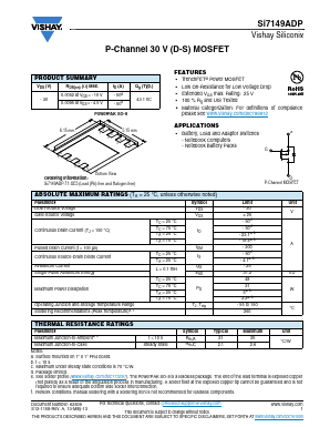 SI7149ADP Datasheet PDF Vishay Semiconductors