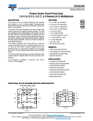 DG2034EDN-T1-GE4 Datasheet PDF Vishay Semiconductors