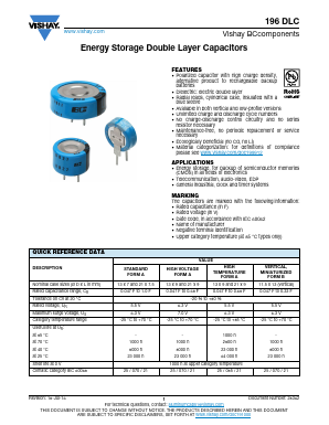 196DLC Datasheet PDF Vishay Semiconductors