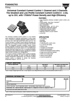 FX4040G7XX Datasheet PDF Vishay Semiconductors