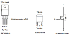 SUB60N06-18 Datasheet PDF Vishay Semiconductors