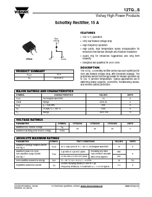 12TQ035STRR Datasheet PDF Vishay Semiconductors