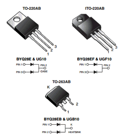 UGB10DCT Datasheet PDF Vishay Semiconductors
