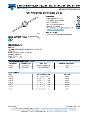 BYT54D-TR Datasheet PDF Vishay Semiconductors