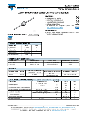 BZT03C82-TR Datasheet PDF Vishay Semiconductors