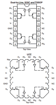 DG201HSDY-T1-E3 Datasheet PDF Vishay Semiconductors