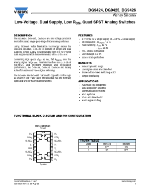 DG9426 Datasheet PDF Vishay Semiconductors