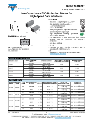 GL05T-GS08 Datasheet PDF Vishay Semiconductors