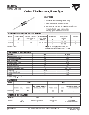 HCA0207 Datasheet PDF Vishay Semiconductors