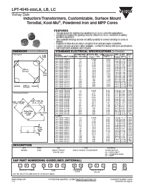 LPT-4545-500LB Datasheet PDF Vishay Semiconductors