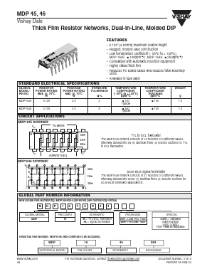 MDP16-46 Datasheet PDF Vishay Semiconductors