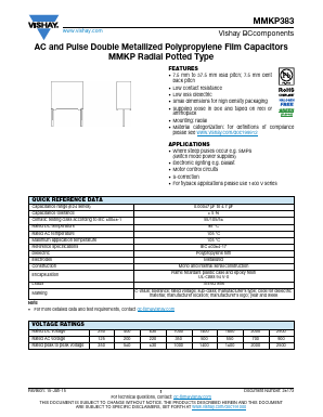 MMKP383 Datasheet PDF Vishay Semiconductors