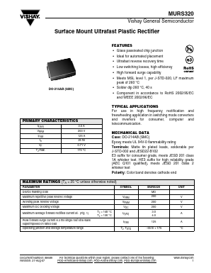 MURS320-E3/9AT Datasheet PDF Vishay Semiconductors