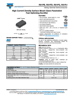 RS1PJ Datasheet PDF Vishay Semiconductors