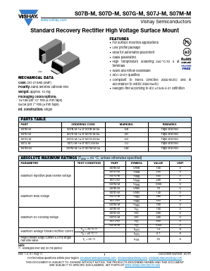 S07G-M-08 Datasheet PDF Vishay Semiconductors