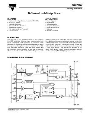 SI9976 Datasheet PDF Vishay Semiconductors
