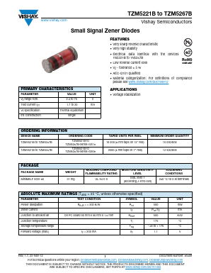 TZM5246B-GS18 Datasheet PDF Vishay Semiconductors
