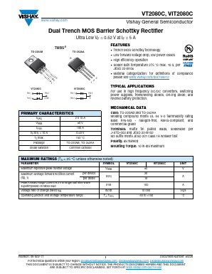 VT2080C Datasheet PDF Vishay Semiconductors